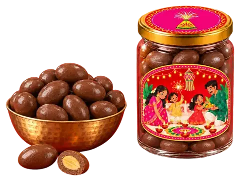 Chocolate-Coated Almonds