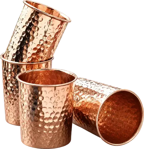 Hammered Copper Tumblers