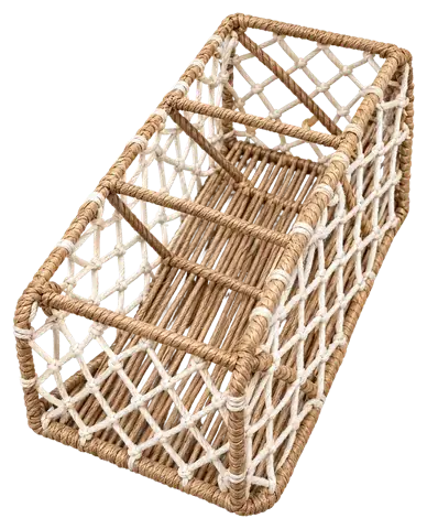 Macramé Compartment Basket