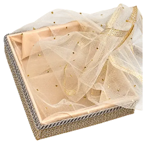 Organza and Satin Hamper Box