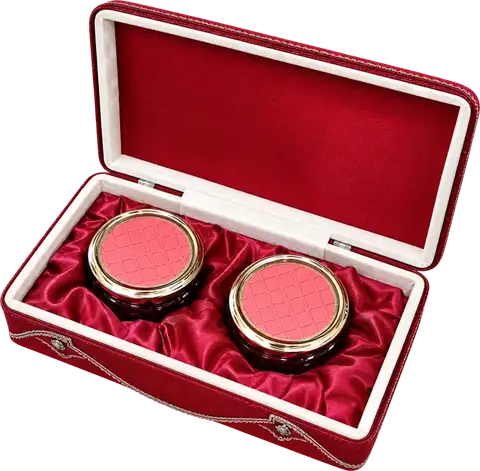 Red Satin-Lined Gift Case